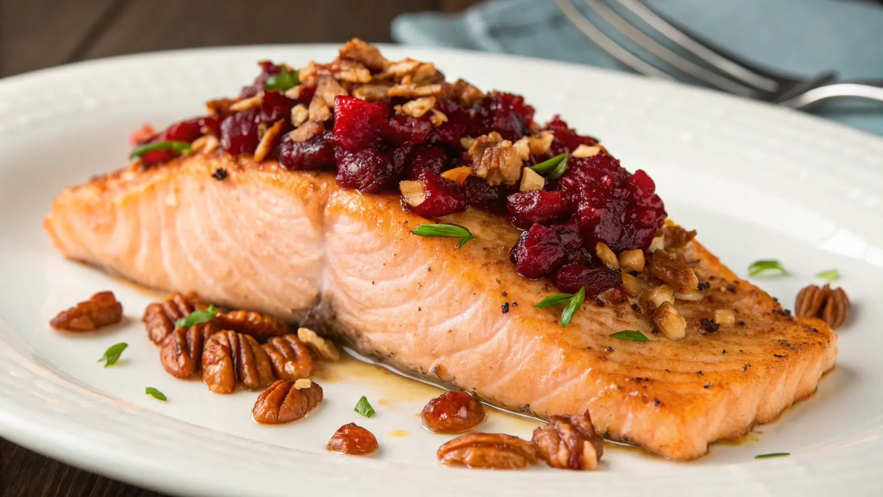 baked-salmon-with-cranberry-salsa-and-pecans