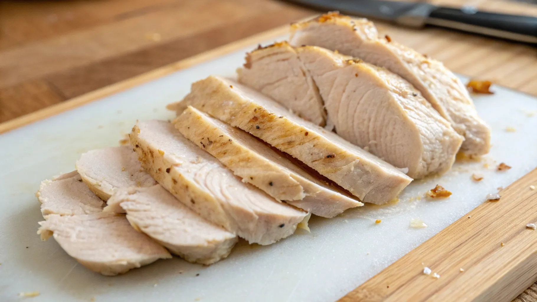 Overcooked & Dry Sliced Chicken
