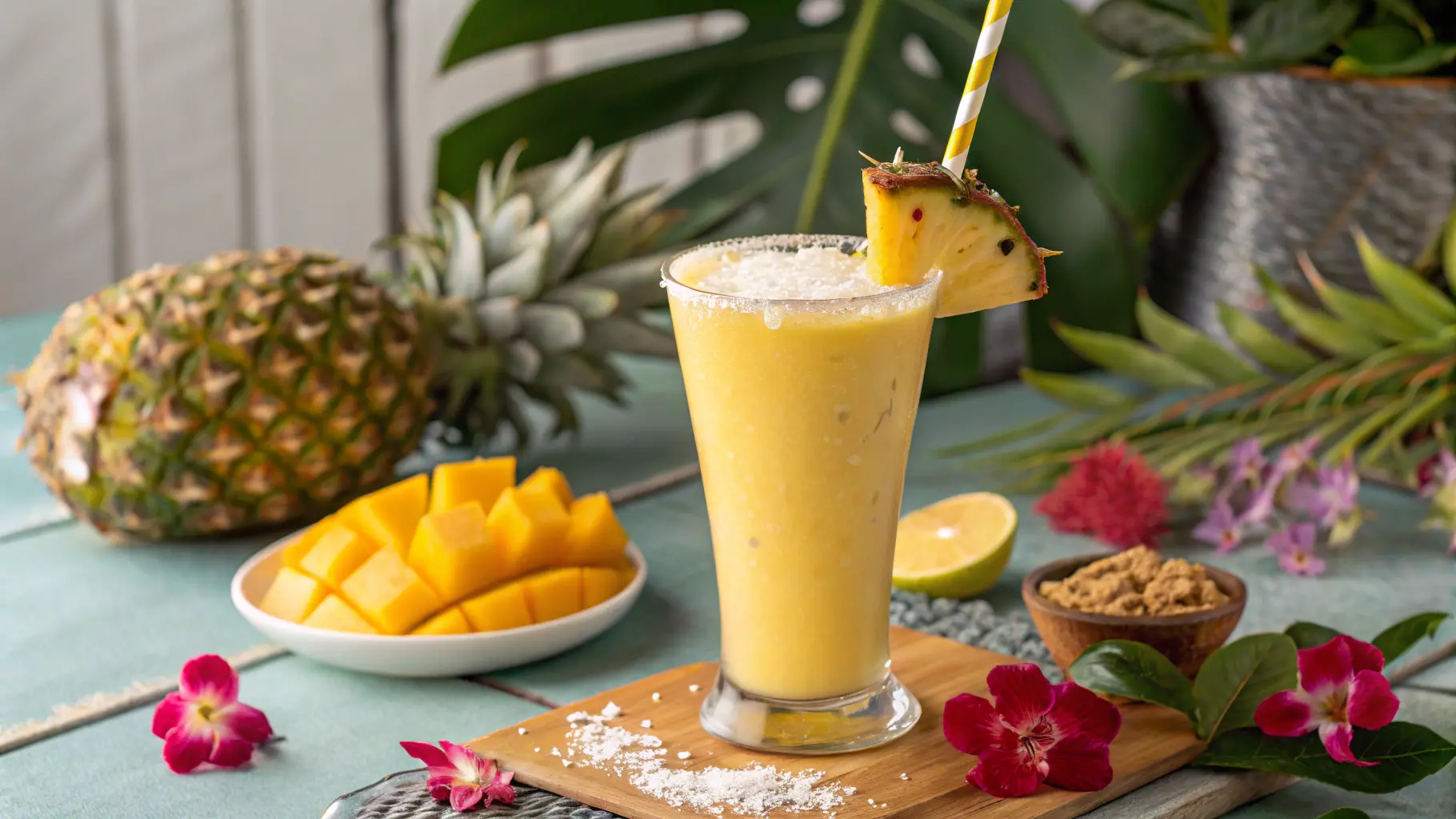 Tropical Pineapple Mango Smoothie Delight