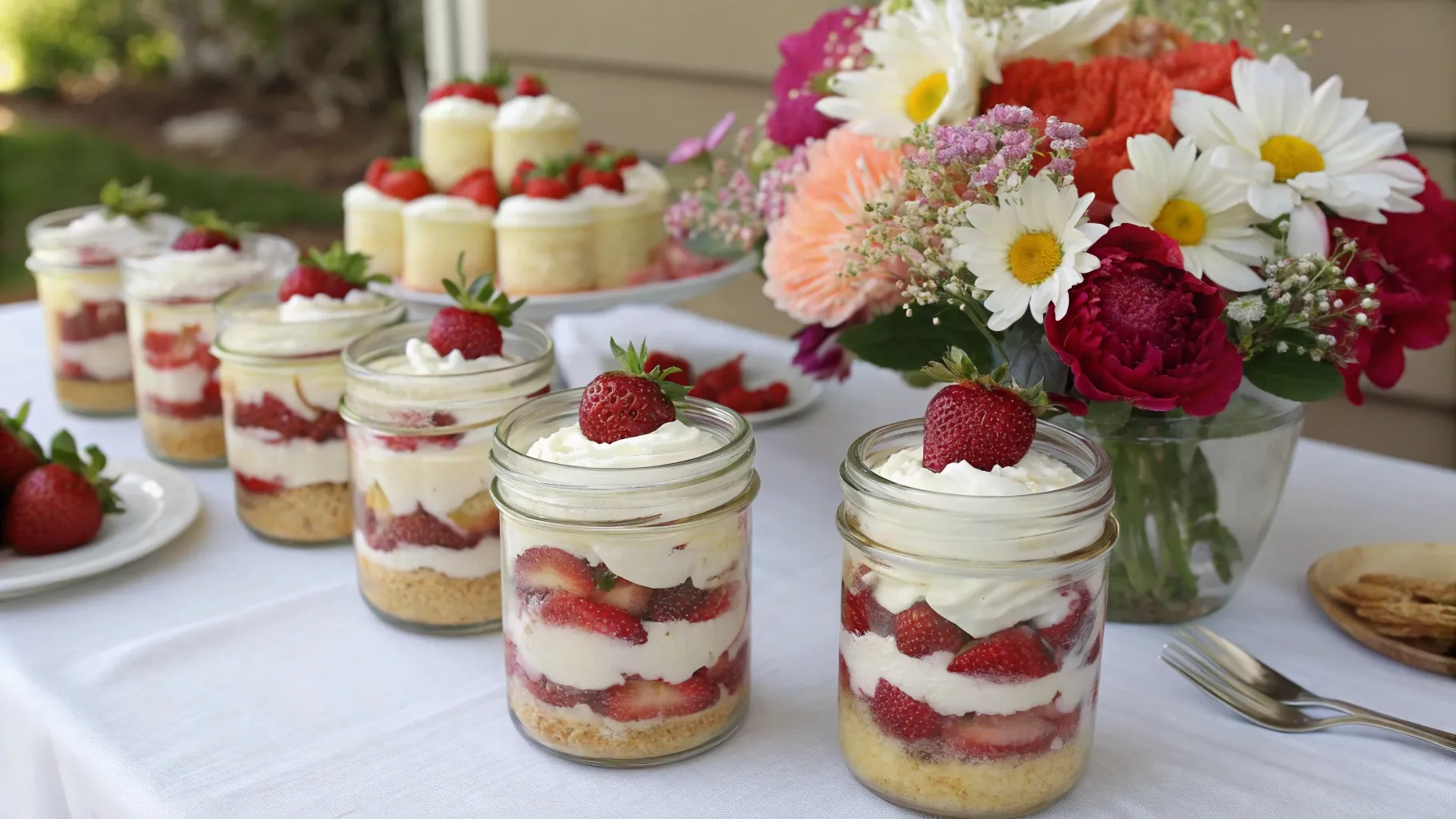 servings of strawberry shortcake bliss