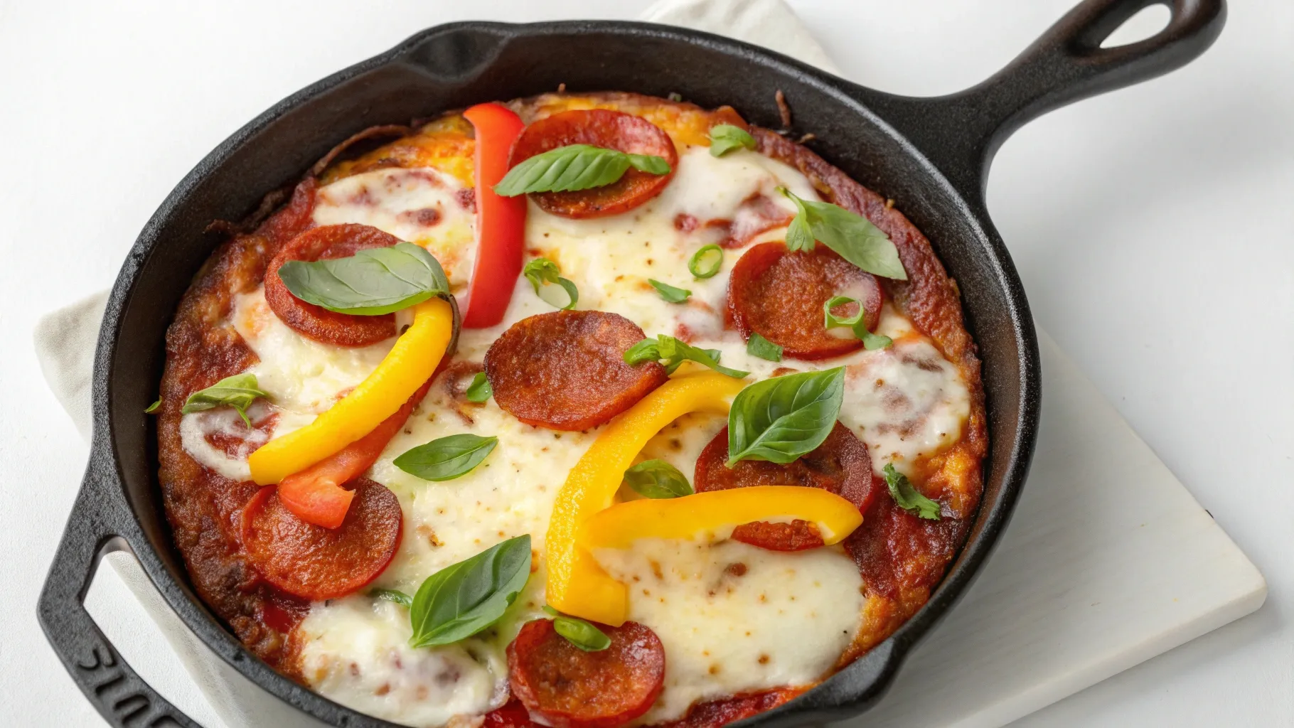 Low Carb Crustless Pizza Bowl