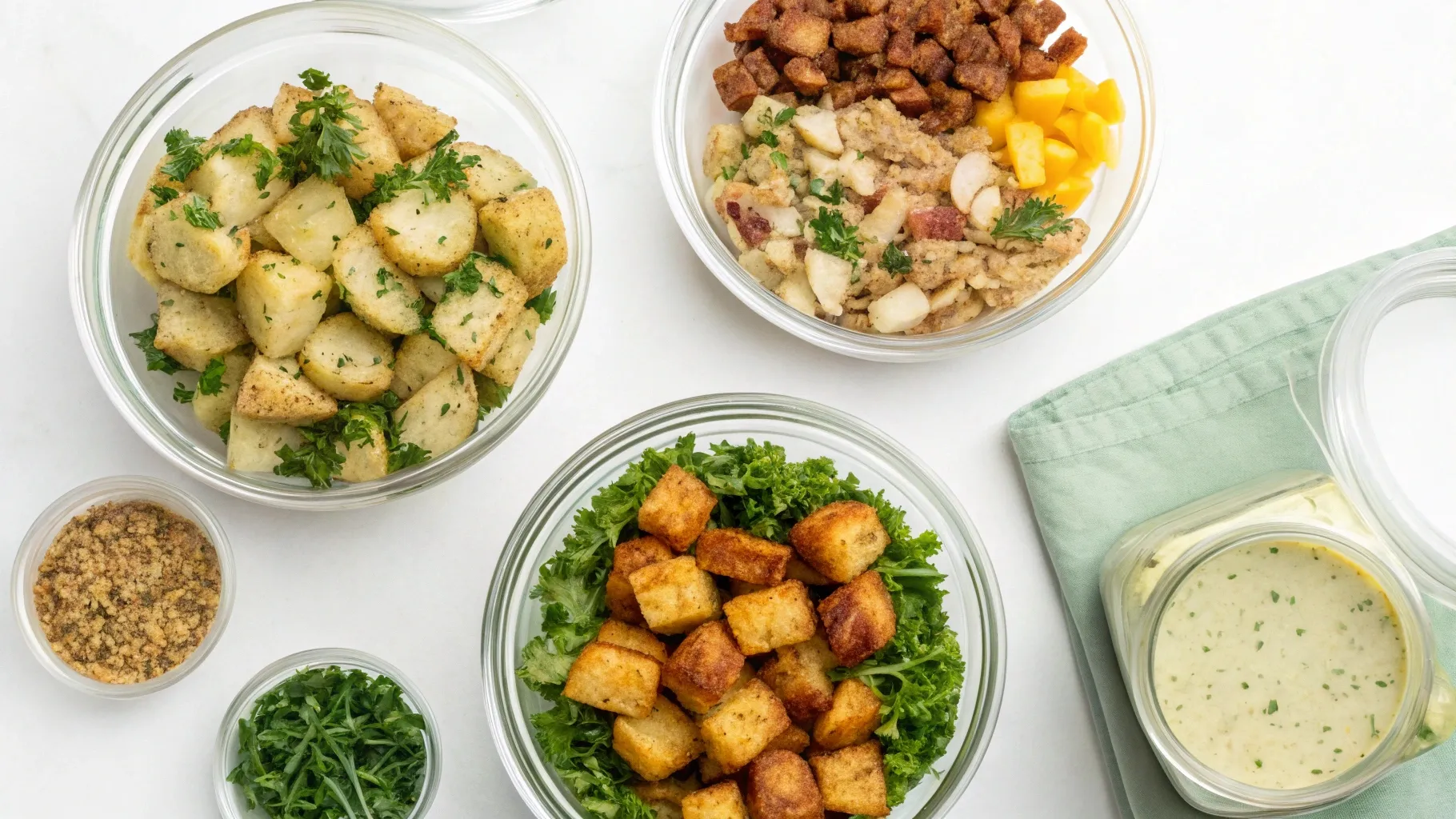 faq-style-collage-with-bowls-crispy potatoes