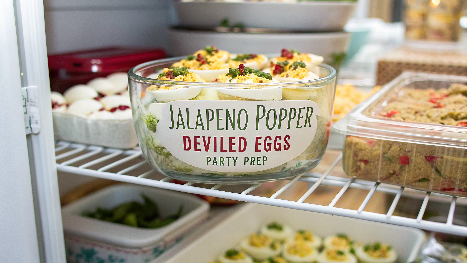 jalapeno-popper-deviled-eggs-party-prep-fridge