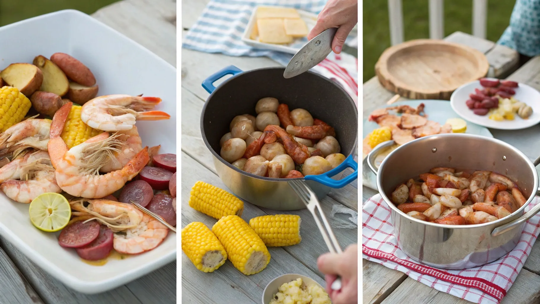shrimp boil recipe making