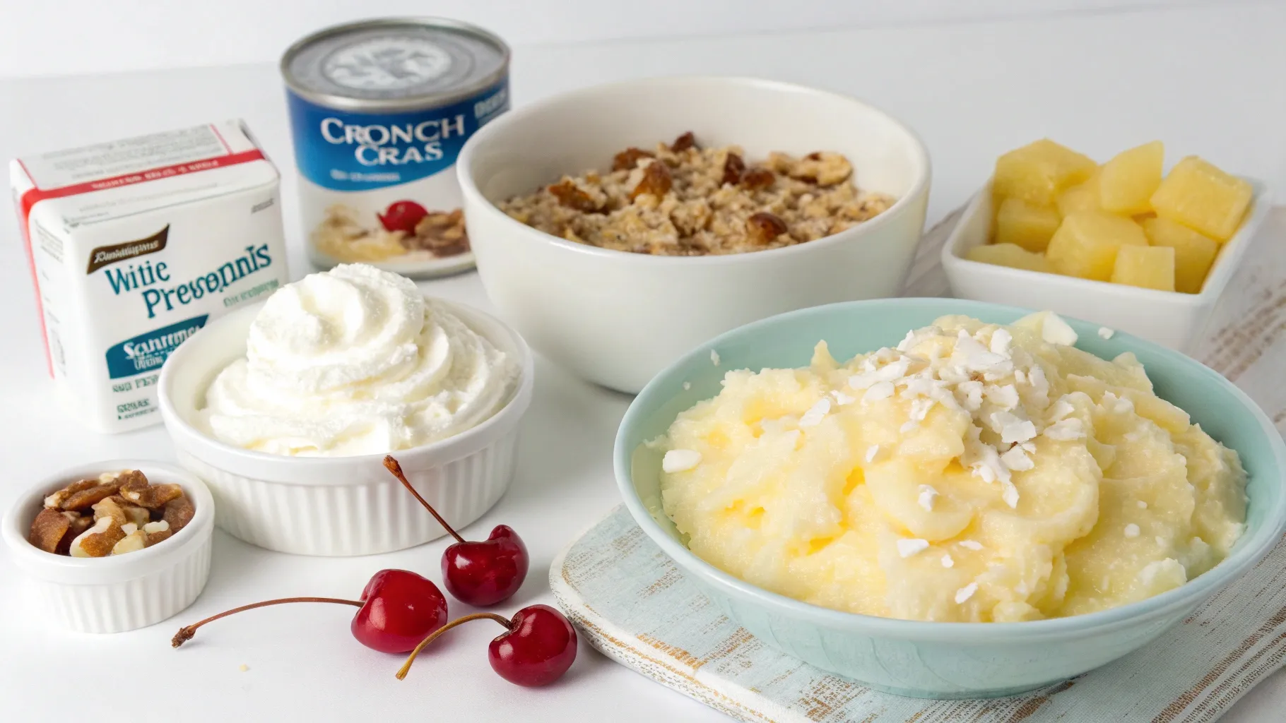 ingredients for Pineapple Fluff