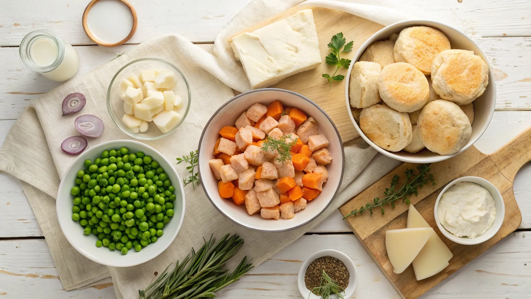ingredients for Chicken Cobbler