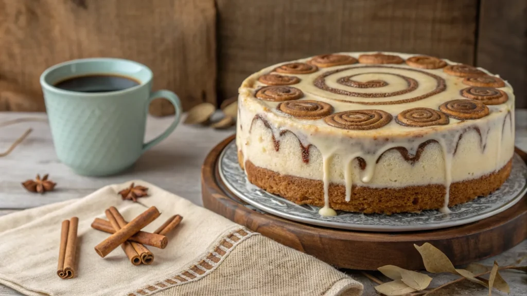 Cinnamon Roll Cheesecake