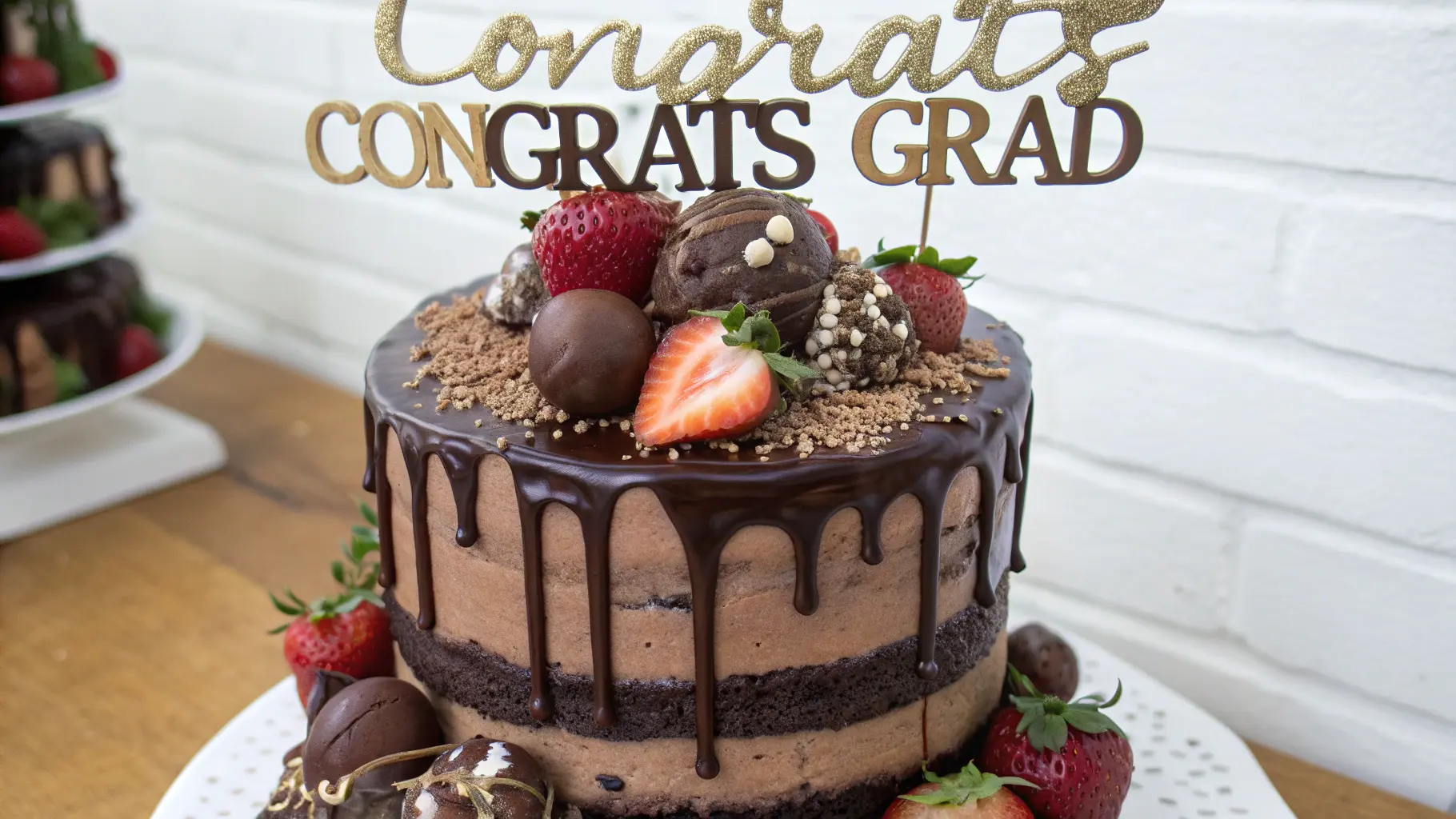 Chocolate Drip Celebration Cake