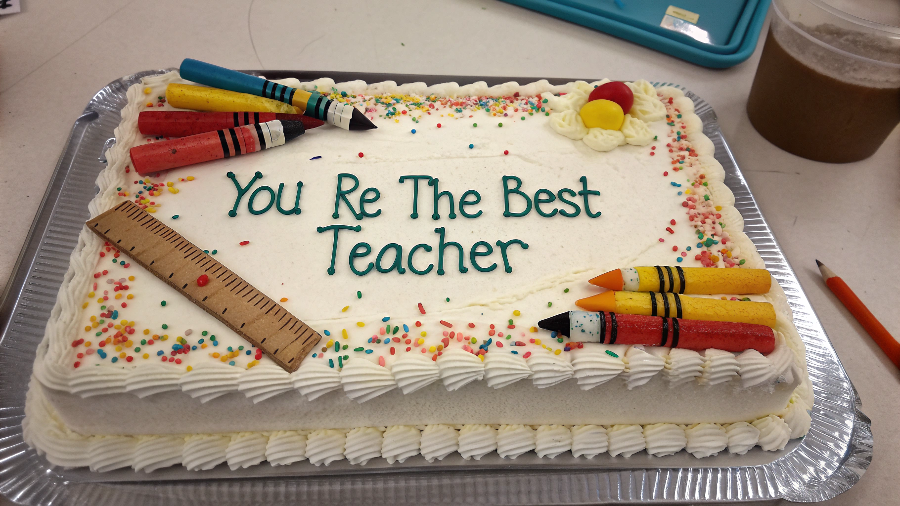 You’re the Best Teacher cake