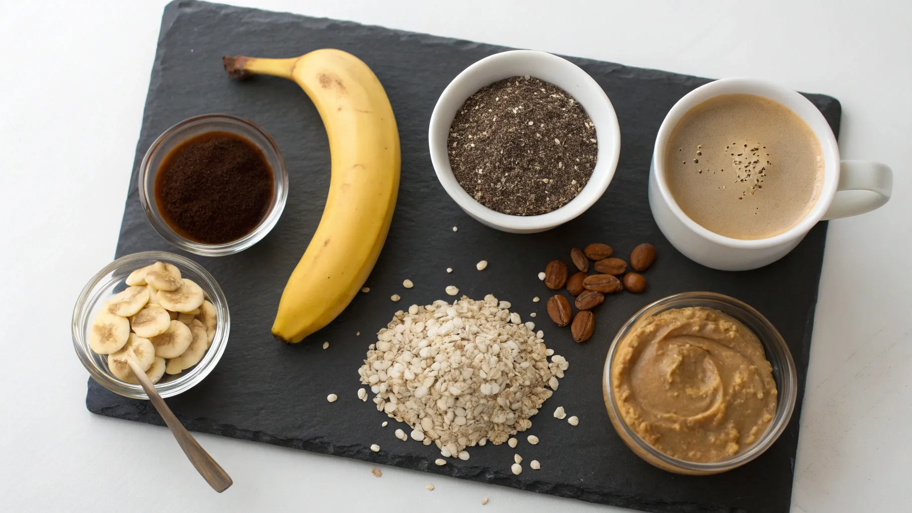 ingredients for coffee smoothie