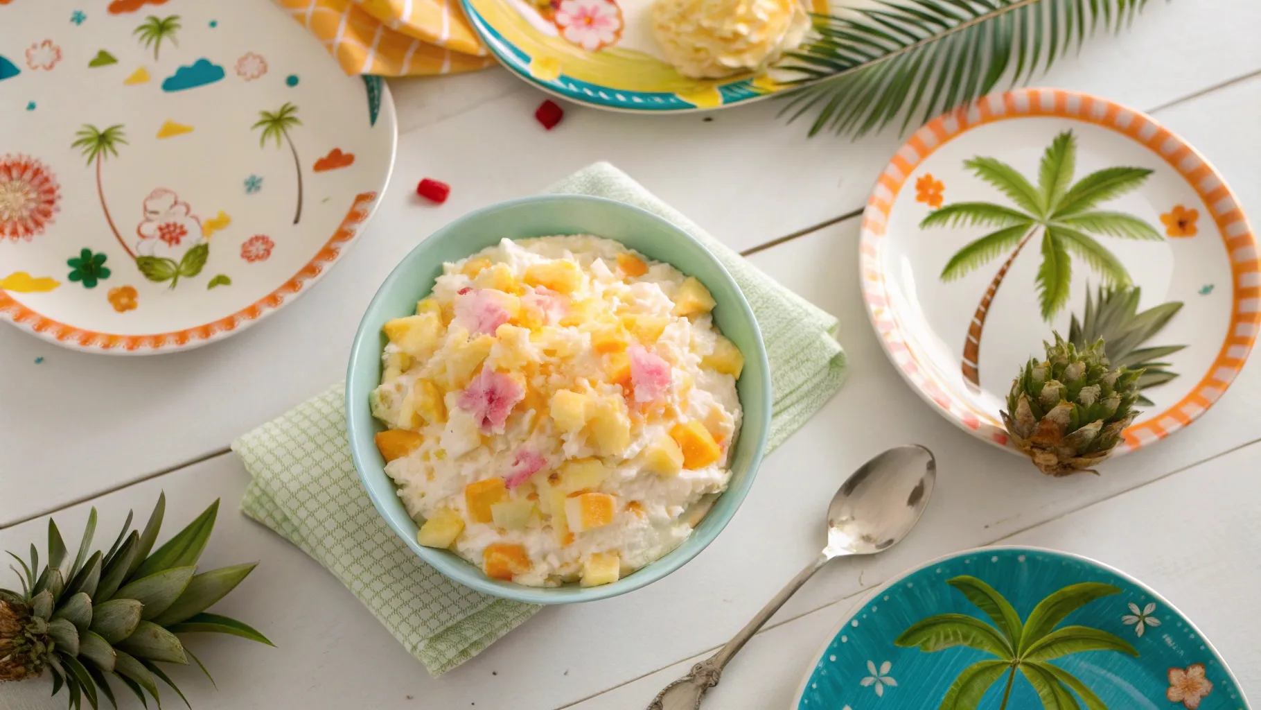 overhead shot of Pineapple Fluff