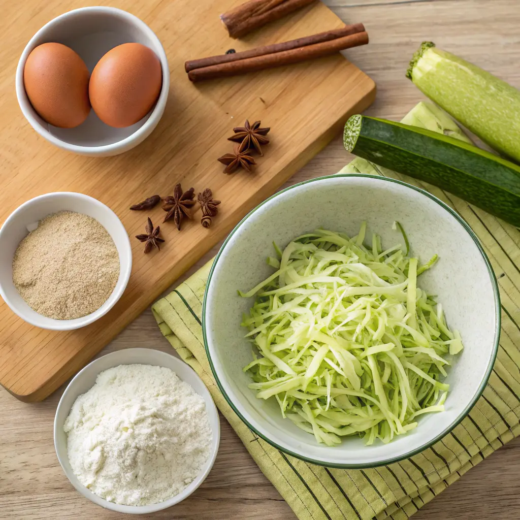 zucchini bread ingredients