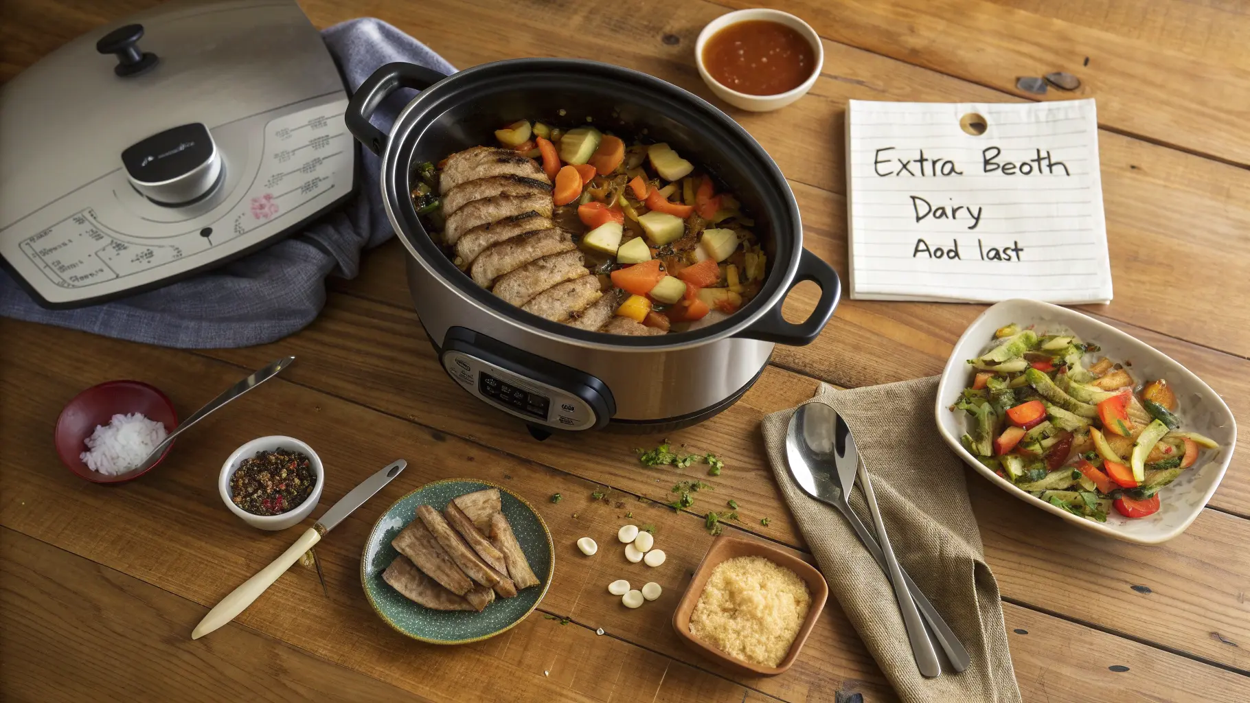 an-overhead-view-of-a-rustic-kitchen