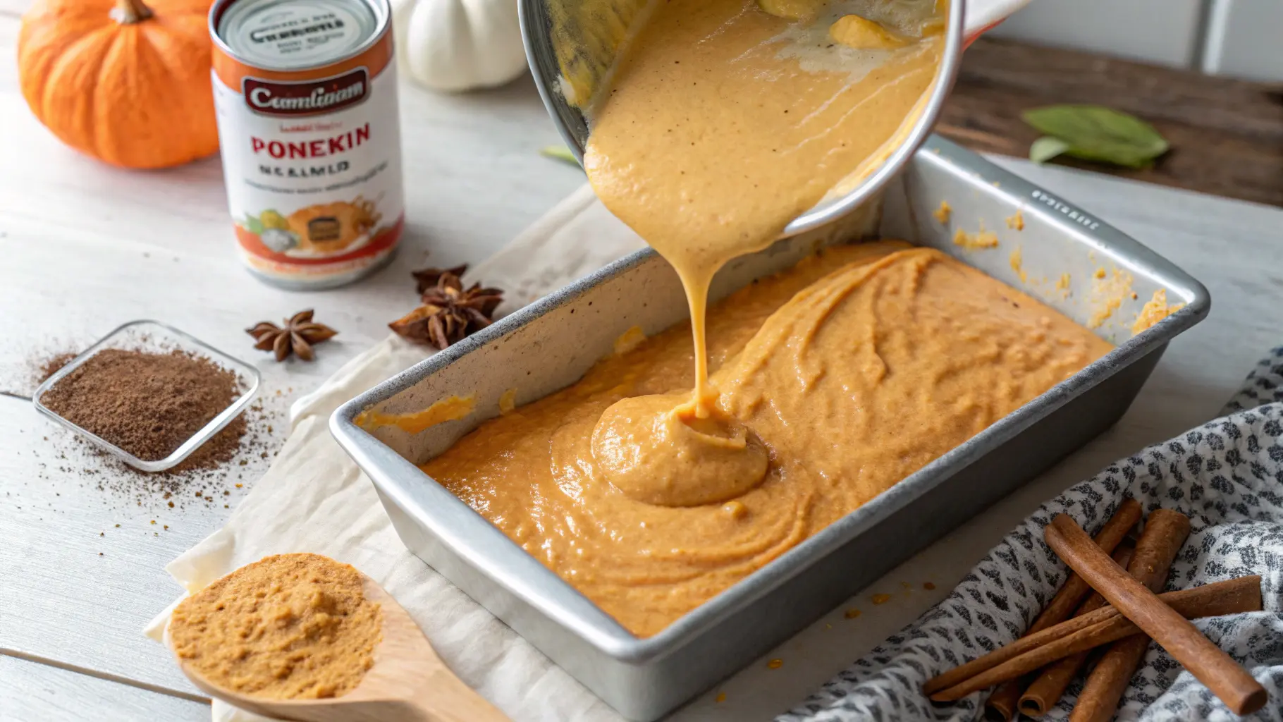 pumpkin bread batter
