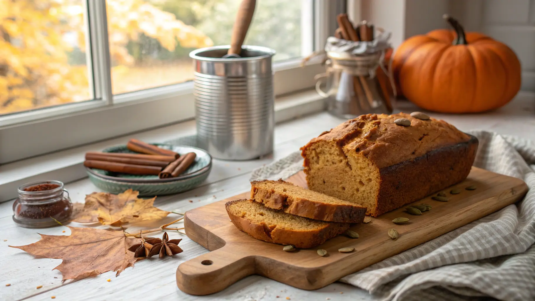 golden-brown-pumpkin bread 